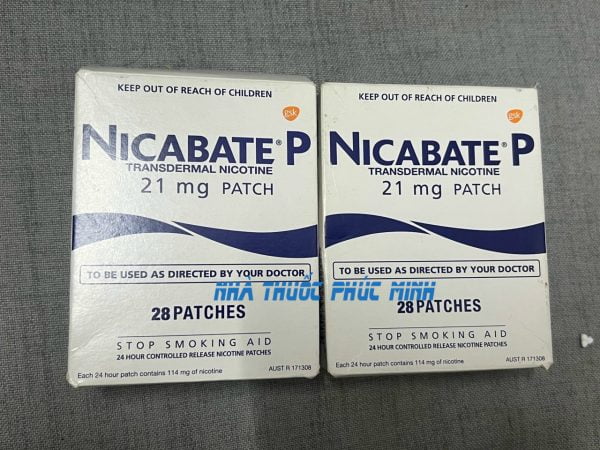 Thuốc Nicabate P miếng dán cai thuốc mua ở đâu giá bao nhiêu?