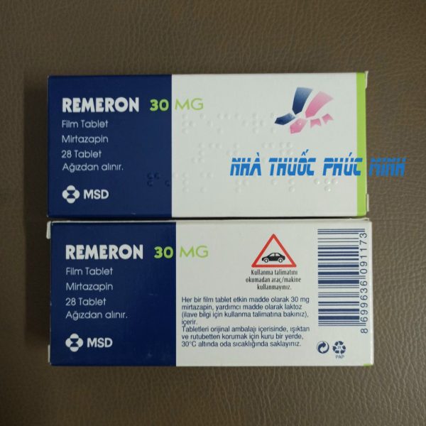 Thuốc Remeron 30mg mua ở đâu giá bao nhiêu?