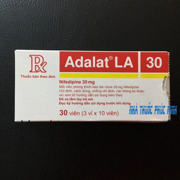 Thuốc Adalat LA 30mg mua ở đâu giá bao nhiêu?