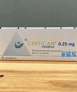 Thuốc Certican 0.25mg Everolimus giá bao nhiêu?