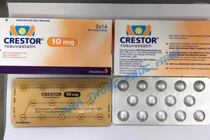 Thuốc Crestor 10 20mg mua ở đâu