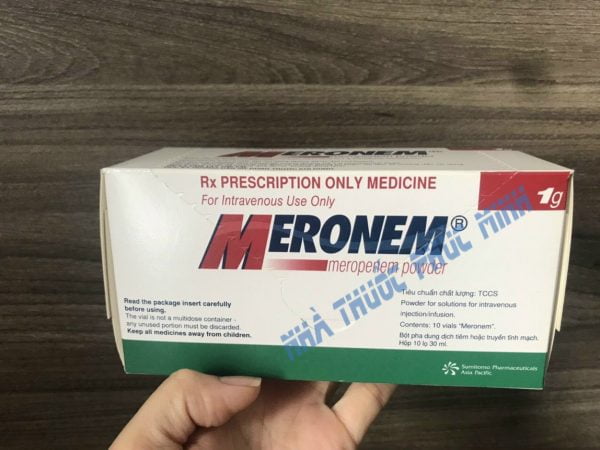 Thuốc Meronem 1g Meropenem mua ở đâu giá bao nhiêu?