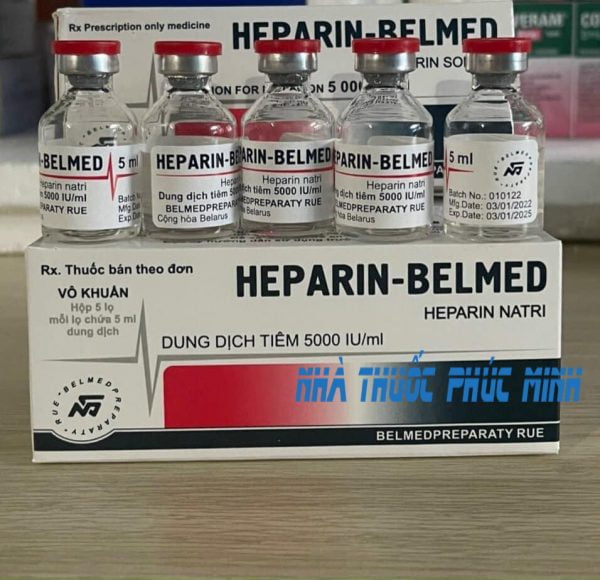 Thuốc Heparin Belmed mua ở đâu giá bao nhiêu?