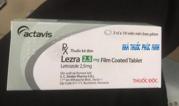 Thuốc Lezra 2.5mg mua ở đâu giá bao nhiêu?