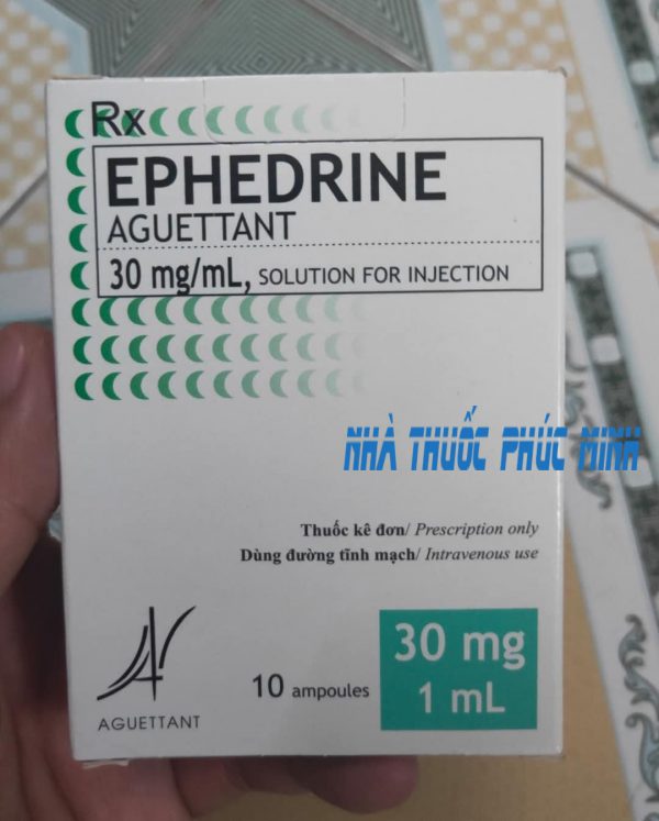 Thuốc Ephedrine Aguettant mua ở đâu giá bao nhiêu?