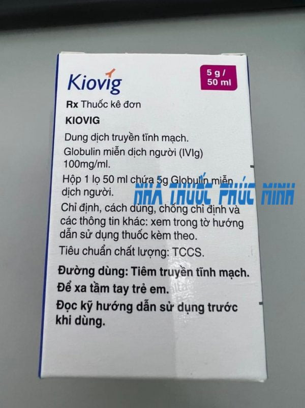 Thuốc Kiovig mua ở đâu giá bao nhiêu?