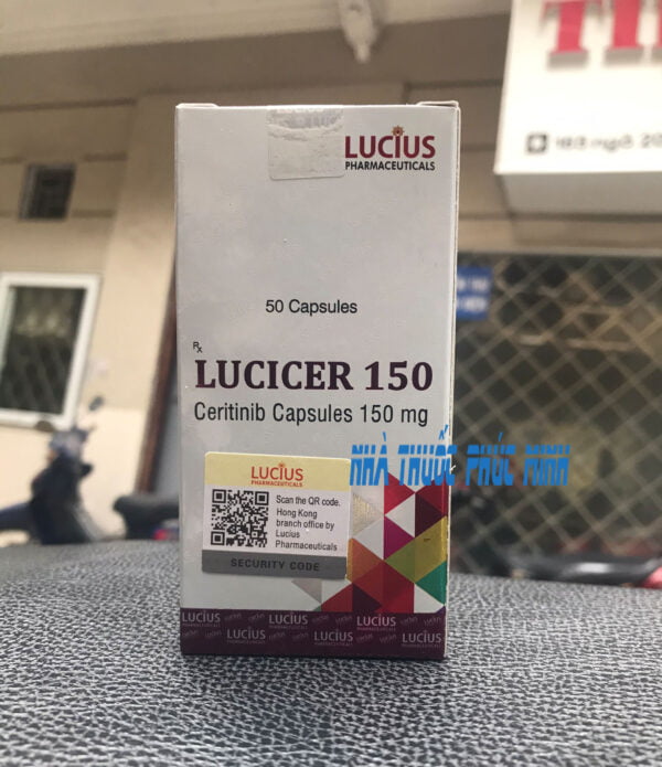 Thuốc Lucicer 150mg Ceritinib giá bao nhiêu?