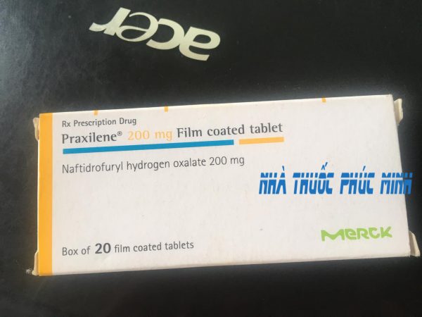 Thuốc Praxilene 200mg mua ở đâu giá bao nhiêu?