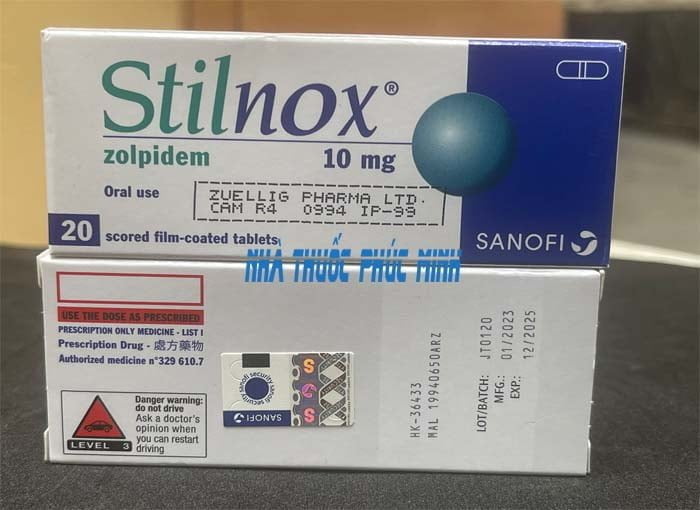 Thuốc Stilnox hộp 20 viên Pháp