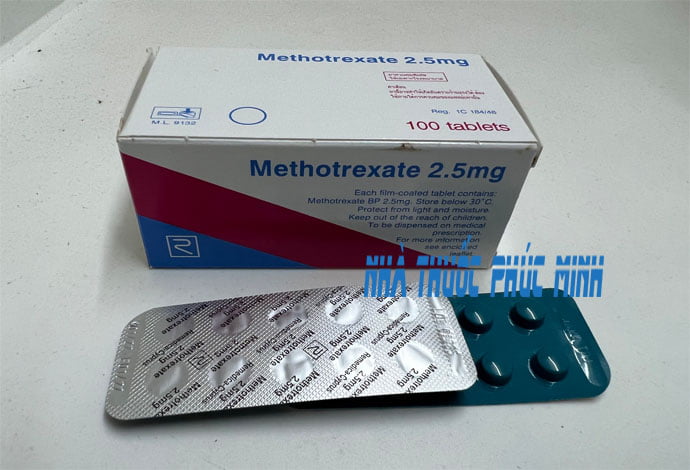 Thuốc Methotrexate 2.5mg viên nén vỉ xanh