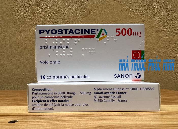 Thuốc Pyostacine 500mg Pristinamycine mua ở đâu hn hcm?