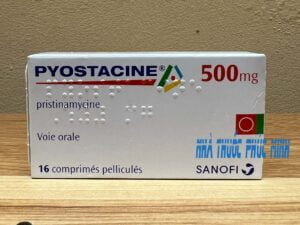 Thuốc Pyostacine 500mg Pristinamycine giá bao nhiêu?