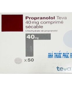 Thuốc Propranolol Teva 50mg mua ở đâu giá bao nhiêu?