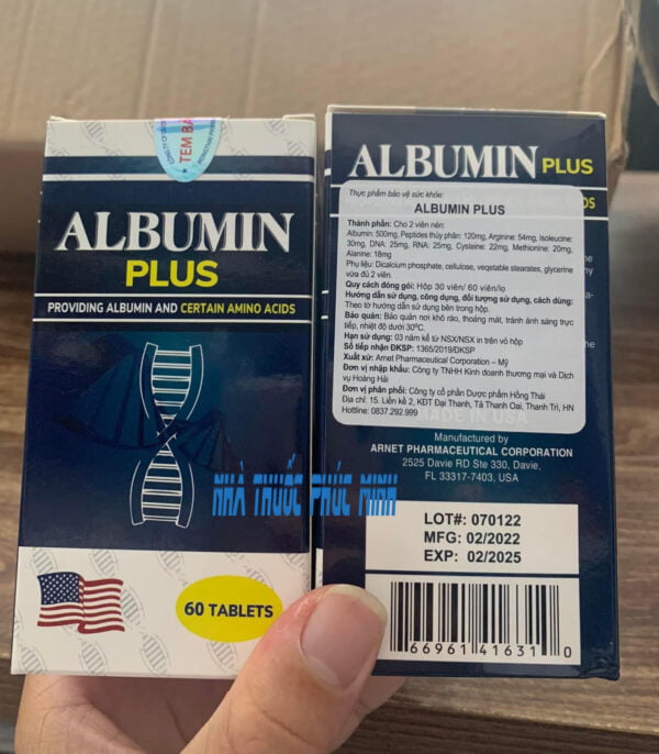 Albumin Plus mua ở đâu giá bao nhiêu?