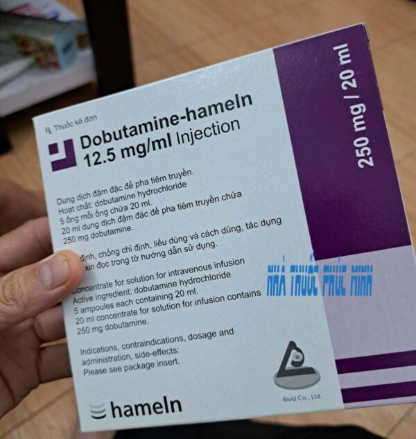 Thuốc Dobutamine hameln 12.5 mua ở đâu giá bao nhiêu?