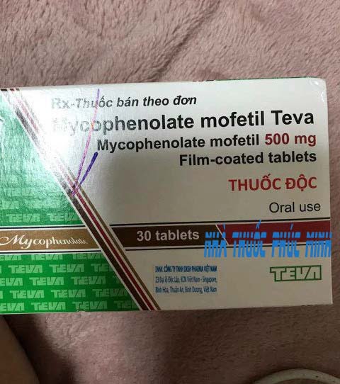 Thuốc Mycophenolate Mofetil Teva mua ở đâu giá bao nhiêu?