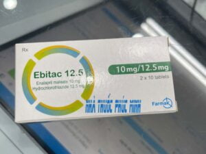 Thuốc Ebitac 12.5mg mua ở đâu giá bao nhiêu?