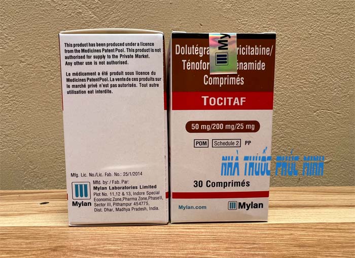 Thuốc Prep Tocitaf điều trị và dự phòng HIV