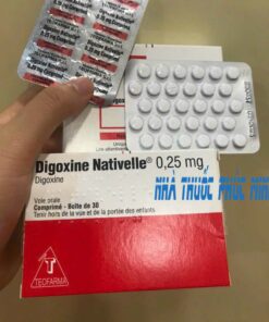 Thuốc Gigoxine Nativelle 0.25mg mua ở đâu giá bao nhiêu?