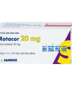 Thuốc Rotacor 20mg mua ở đâu giá bao nhiêu?