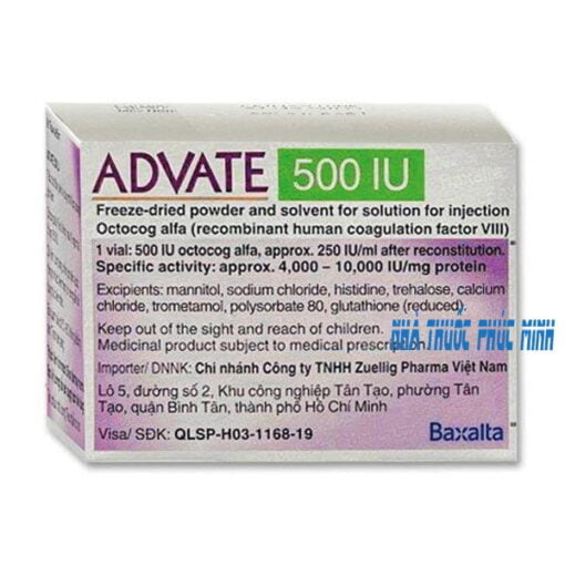 Thuốc Advate mua ở đâu giá bao nhiêu?