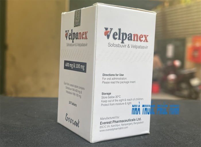 Thuốc viêm gan C velpanex chính hãng everest băng la đét
